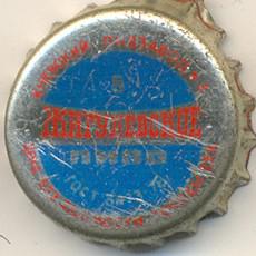 On the top: Киевский пивзавод № 3. In the middle: 8 Жигулевское пиво ГОСТ 3473 \u002D 78. On the bottom: Цена без стоимости посуды 25 к.