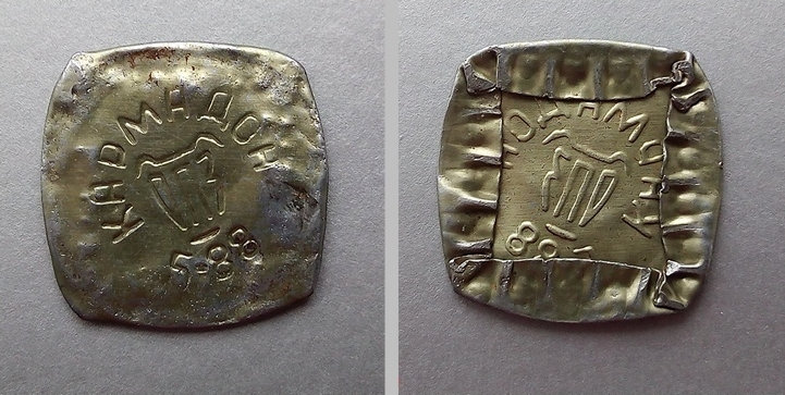 Restoration of an almost totally destroyed embossed cap