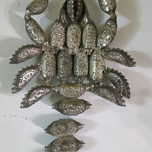Illustration Knights, Crabs, and Spiders Made from crowncaps